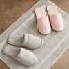 9 Pieces Ring Lace Family Bathroom Set S/M, L/XL - Powder Pink / Grey