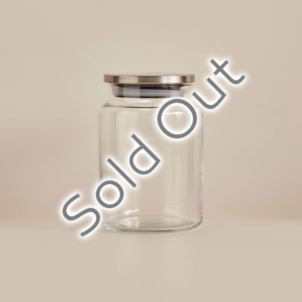 Jelly Metal Lid Jar 890 ml - Transparent