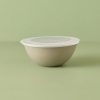 3 Pieces Grego Bowl Set with Lid 25.6 x 25.6 x 19.1 cm - Beige