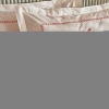 6 Pieces Samira Embroidered Double Pique Set 200 x 220 cm - Pink / White