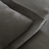 5 Pieces Weena Jacquard Double Duvet Cover With Pique Set 200 x 220 cm - Grey