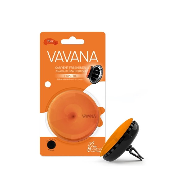 Vavana Car Air Freshener Hopeful - Orange