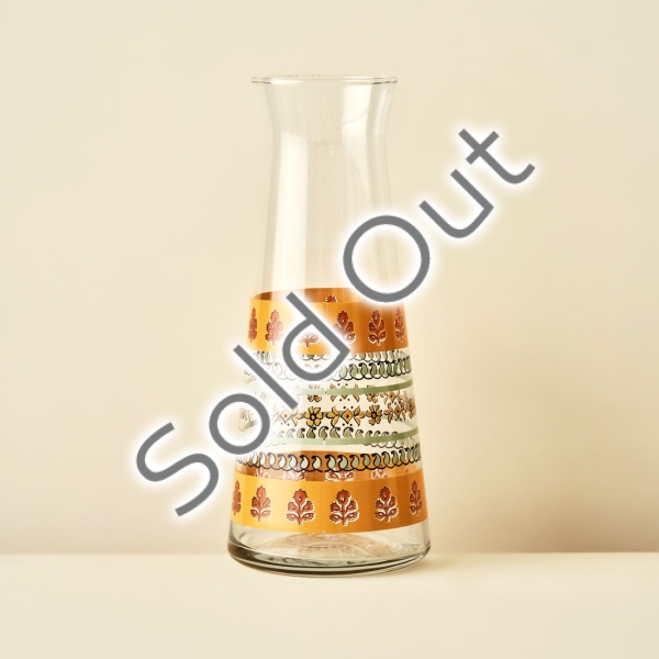 Indian Carafe 1150 ml - Red / Green / Mustard / Yellow