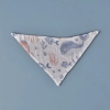 2 Pieces Marine Muslin Apron Set - White / Blue / Salmon