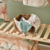 2 Pieces Safari Cotton Apron Set 40 x 21 cm - Green / Beige / Brown / Red