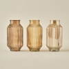 Nilda Glass Vase 12 x 23 cm - Amber