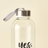 Yes You Can Glass Water Bottle 750 ml - Black