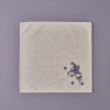 Blueberry Cotton Napkin 40 x 40 cm - Purple / White