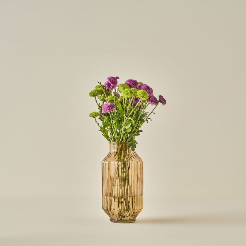 Nilda Glass Vase 12 x 23 cm - Light..