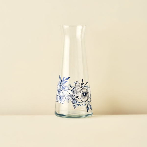 Bleu Blanc Carafe 1150 ml - Blue