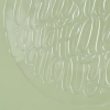 Letters Glass Serving Bowl 32 cm - Transparent