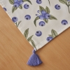 Blueberry Cotton Runner 50 x 150 cm - Purple / White