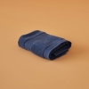 Juna Cotton Face Towel 50 x 70 cm - Navy Blue