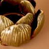 Lotus Candle Holder 8 x 8 x 5 cm - Light Brown
