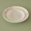 Colored Pasta Porcelain Plate 28 cm - White / Red / Green