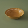 Indian Porcelain Salad Bowl 23 cm - Mustard