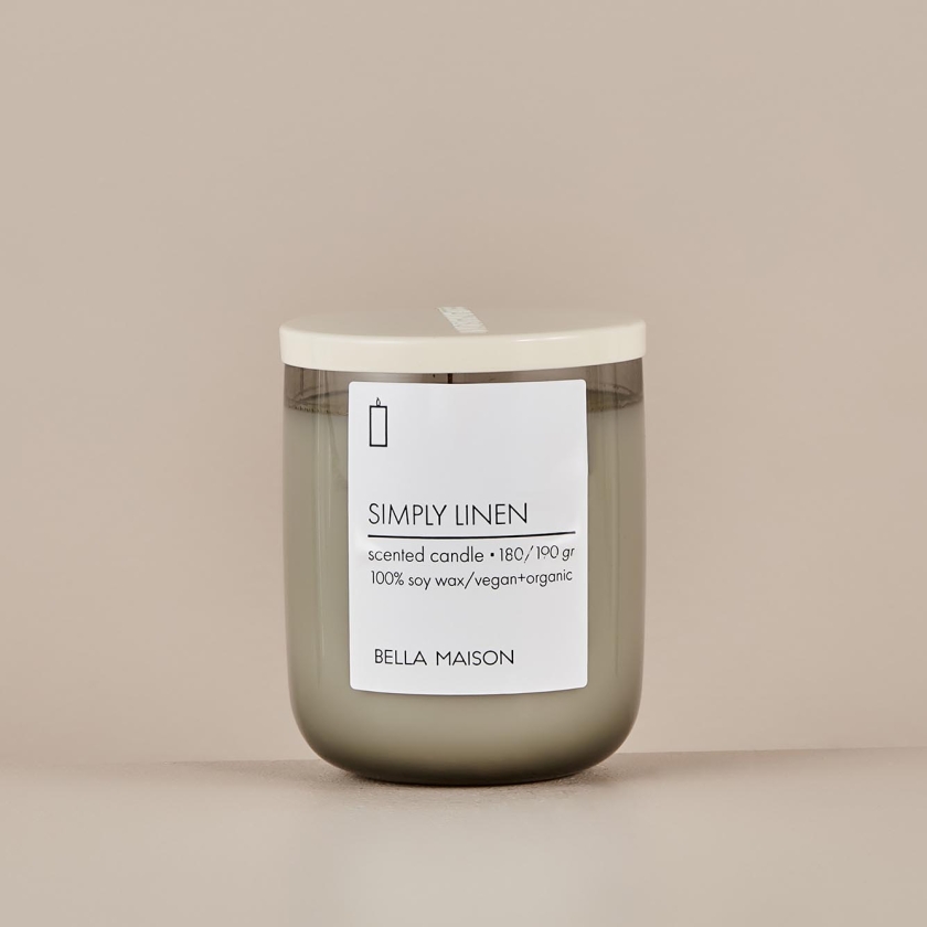 Simply Linen Soy Wax Candle 180 gr ..