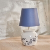 Bleu Blanc Lampshade 16 x 32 cm - Blue / White