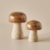 Mushroom Decorative Object 12 x 15 cm - Brown / Beige
