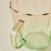 Buckle Glass Mug 340 ml - Green / Pink