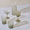 Bubble Glass Jug 1 L - Green