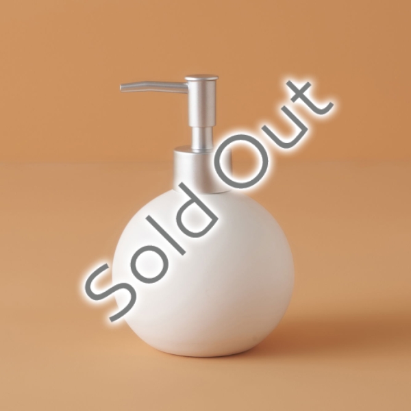 Perla Liquid Soap Dispenser 37 x 37 cm - White