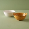 Handle Strainer with Bowl 25.5 x 25.5 x 10.8 cm - Mustard