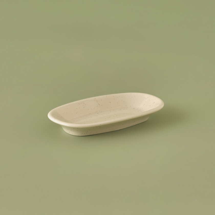 Sand Porcelain Serving Plate 15 cm ..