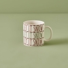 Jolly Porcelain Mug 390 ml - White / Green / Red