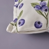Blueberry Flounce Cushion Cover 45 x 45 cm - Purple / White / Green