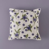 Blueberry Flounce Cushion Cover 45 x 45 cm - Purple / White / Green