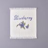 2 Pieces Blueberry Cotton Drying Cloth 40 x 50 cm - White / Purple / Green