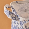 2 Pieces Bleu Blanc Laundry Basket Set 36 x 40 cm - Blue / White