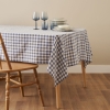 Bleu Blanc Cotton Tablecloth 150 x 250 cm - Blue / White