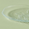 Mushroom Amorphous Glass Plate 28 cm - Natural