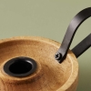 Truro Candle Holder 11 x 14.5 x 5 cm - Brown