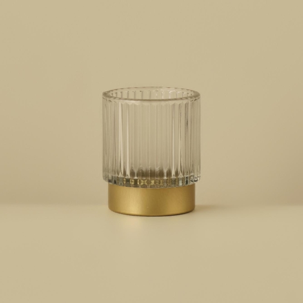 Benny Candle Holder 7 x 8 cm - Anthracite