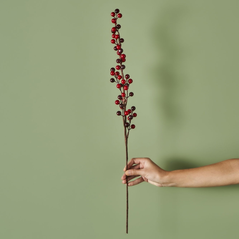 Kokina Branch Flower 75 cm - Red