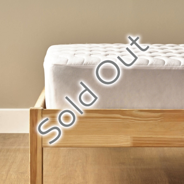 160 x 200 cm Waterproof Cotton Quilted Fitted Bed Mattress Protector - White