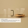 Tabarise Filter Coffee Pot 600 ml - Transparent