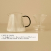 Blaze Filter Coffee Pot 520 ml - Transparent