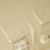 2 Pieces Geo Salt-Pepper Shaker Set 150 ml - Transparent