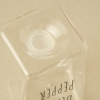 2 Pieces Geo Salt-Pepper Shaker Set 150 ml - Transparent
