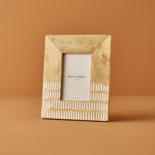 Edna Mango Tree Decorative Frame 20 x 25 cm - Beige / White