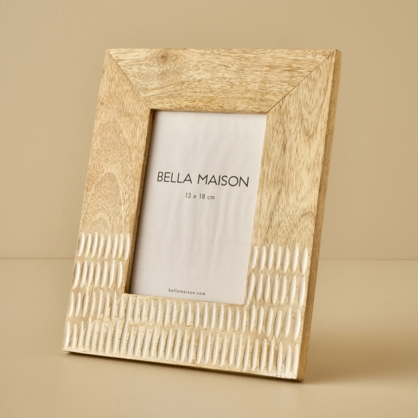 Edna Mango Tree Decorative Frame 23 x 28 cm - Beige / White