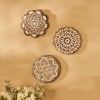 Arlo Mango Tree Wall Decoration 20 x 20 x 1.8 cm - Brown / White