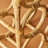 Mist Wicker Bottle Shelf 36 x 16 x 25 cm - Beige