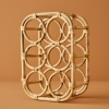 Mist Wicker Bottle Shelf 36 x 16 x 25 cm - Beige