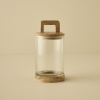 Verre Jar 800 ml - Transparent / Beige