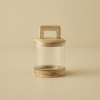 Verre Jar 600 ml - Transparent / Beige